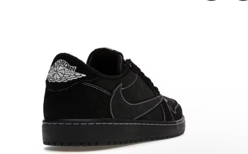 Jordan 1 Low X Travis Scott, Phantom Black - Image 3